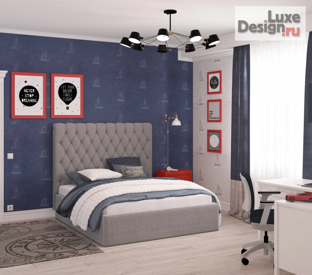 Дизайн интерьера загородного дома "Дом в классическом стиле" (фото 7)