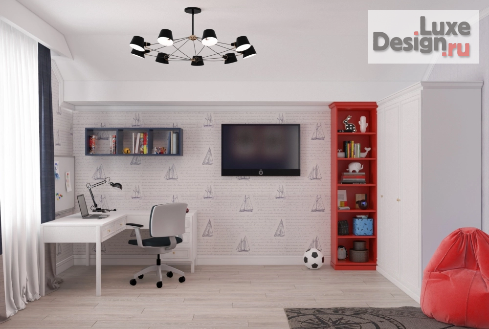 Дизайн интерьера загородного дома "Дом в классическом стиле" (фото 8)