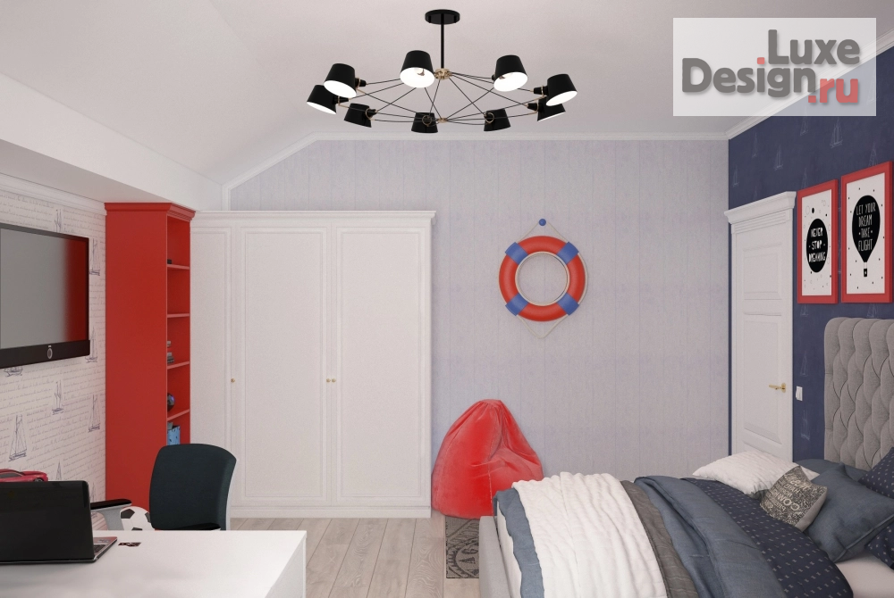 Дизайн интерьера загородного дома "Дом в классическом стиле" (фото 9)