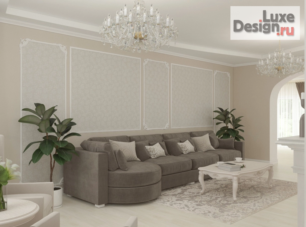 Дизайн интерьера загородного дома "Дом в классическом стиле" (фото 21)