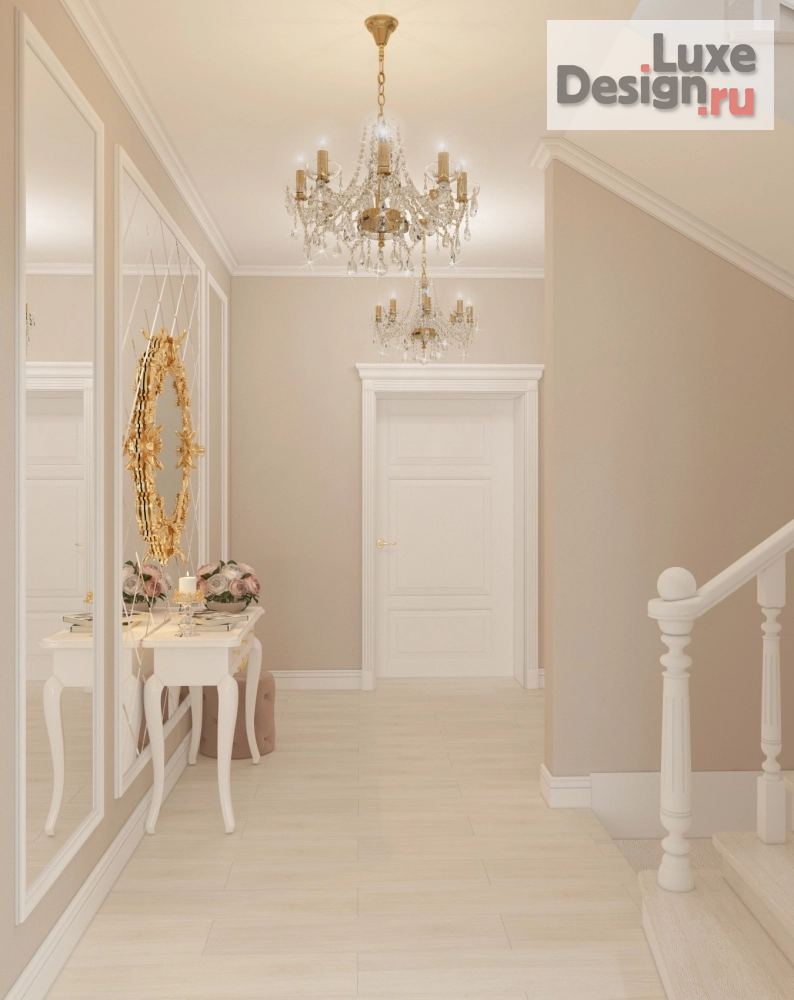 Дизайн интерьера загородного дома "Дом в классическом стиле" (фото 5)