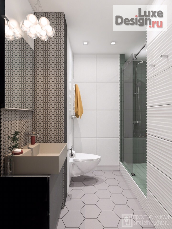 Дизайн интерьера ванной "Интерьер санузла" (фото 1)