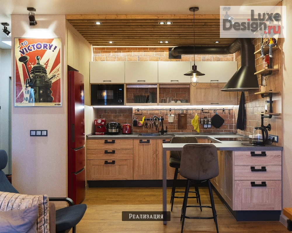 Дизайн интерьера двухкомнатной квартиры "TreeColor" (фото 2)