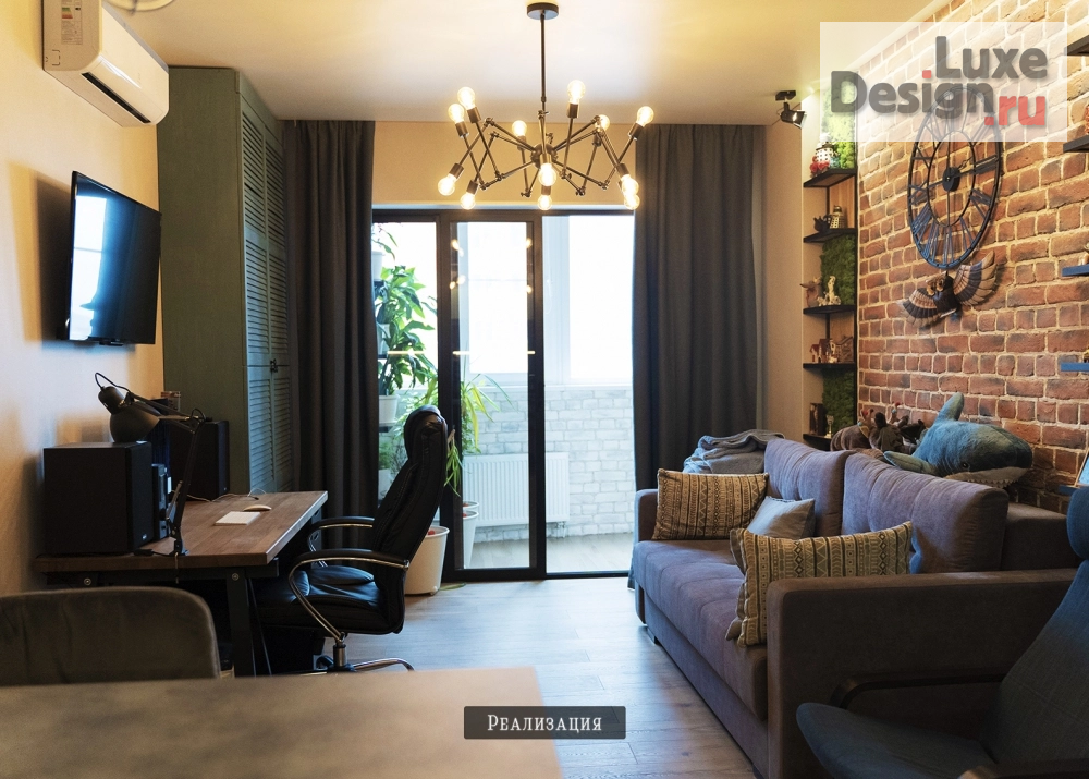 Дизайн интерьера двухкомнатной квартиры "TreeColor" (фото 14)