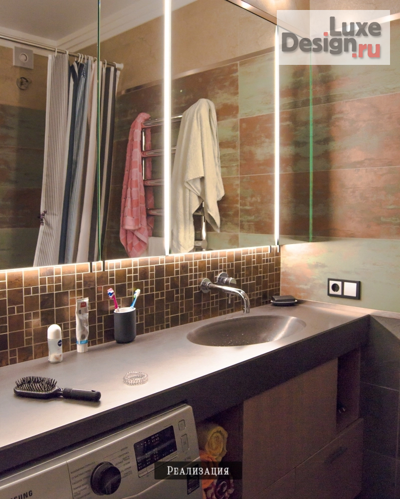 Дизайн интерьера трехкомнатной квартиры "SoftLoft" (фото 14)