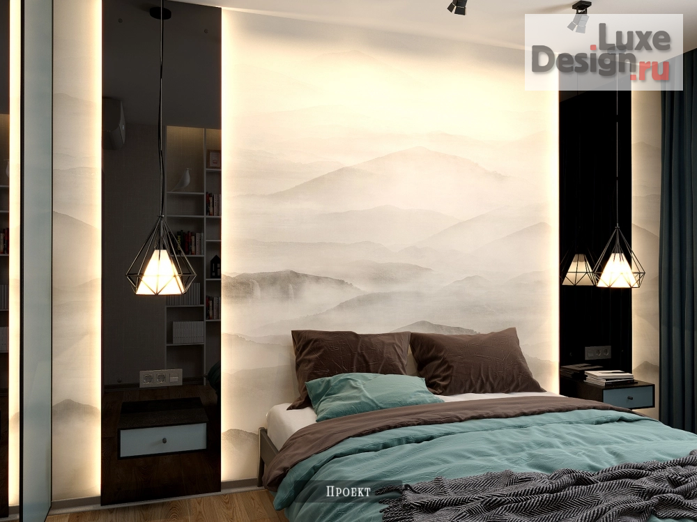 Дизайн интерьера двухкомнатной квартиры "Триколор" (фото 29)