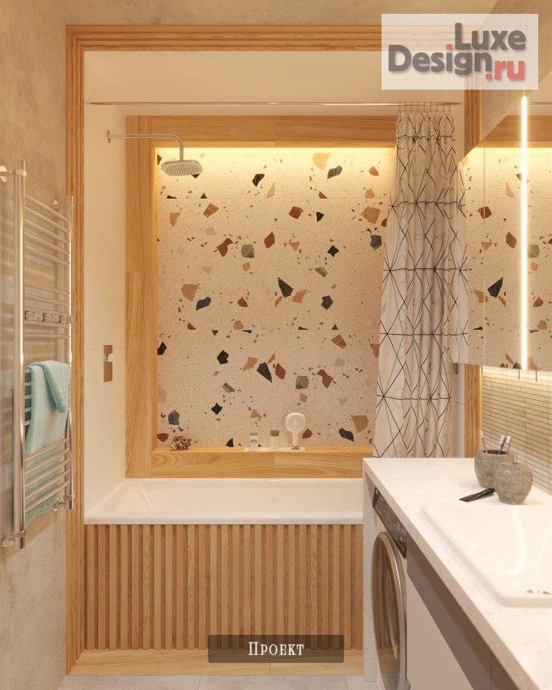 Дизайн интерьера двухкомнатной квартиры "Триколор" (фото 23)