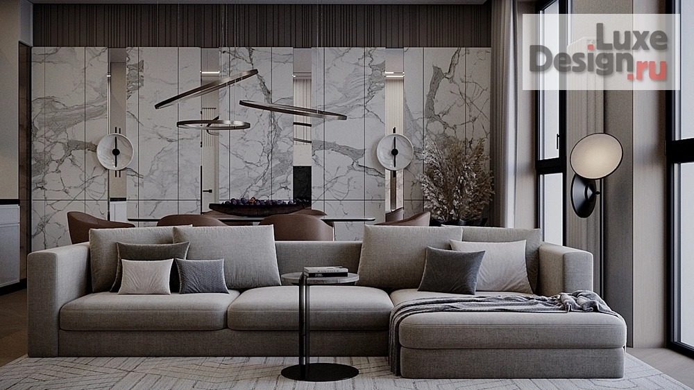 Дизайн интерьера четырехкомнатной квартиры "Квартира в ЖК "Невский" №1" (фото 7)