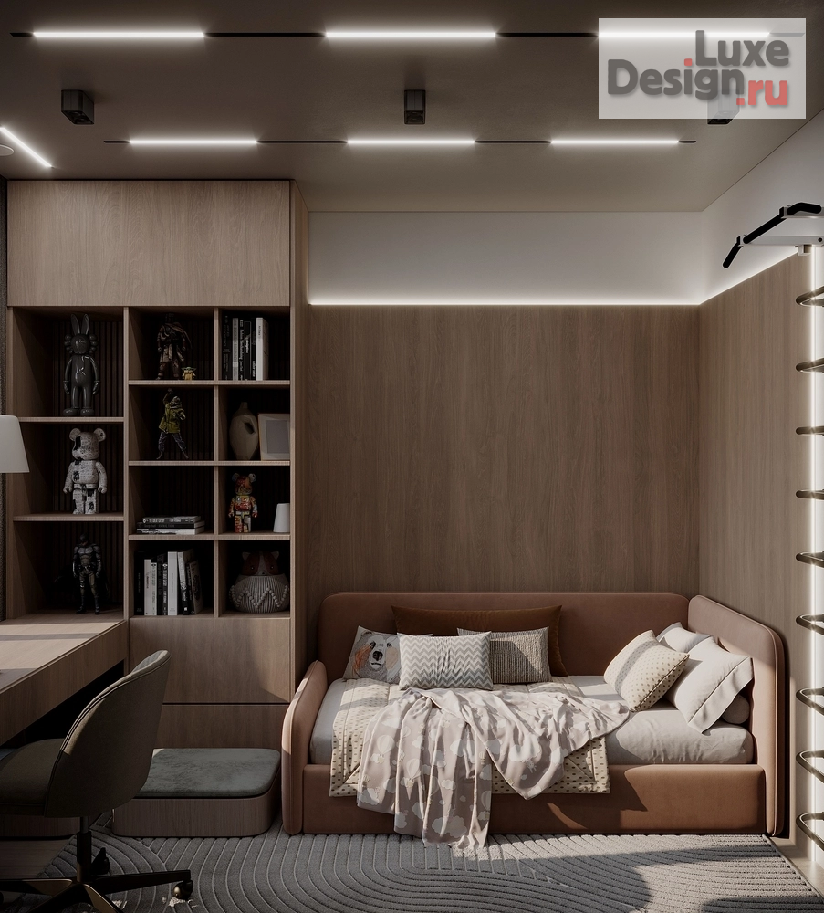 Дизайн интерьера трехкомнатной квартиры "Квартира в ЖК "Riversky"" (фото 13)