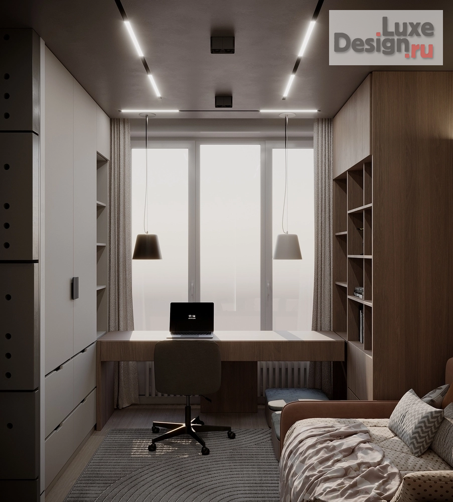 Дизайн интерьера трехкомнатной квартиры "Квартира в ЖК "Riversky"" (фото 14)