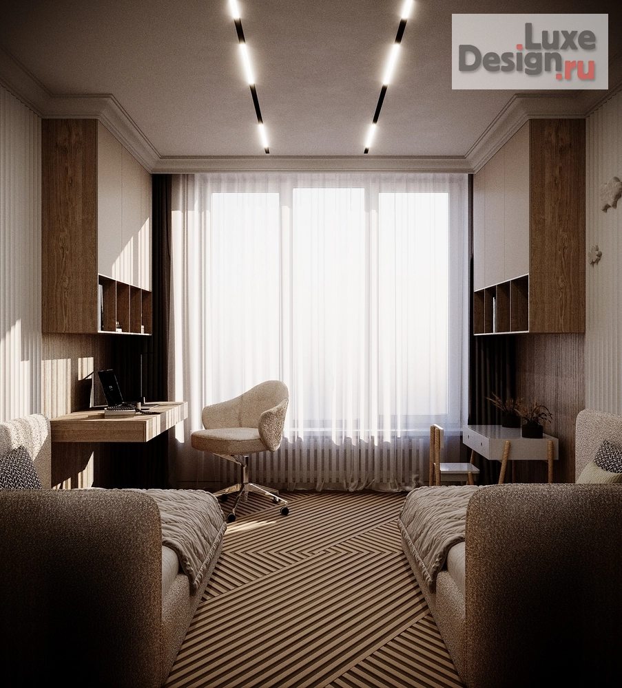 Дизайн интерьера трехкомнатной квартиры "Квартира в ЖК "Riversky"" (фото 18)