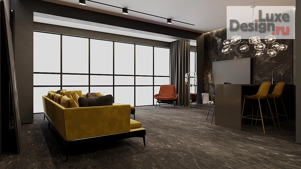 Дизайн интерьера апартаментов "Апартаменты в ЖК Династия" (фото 2)