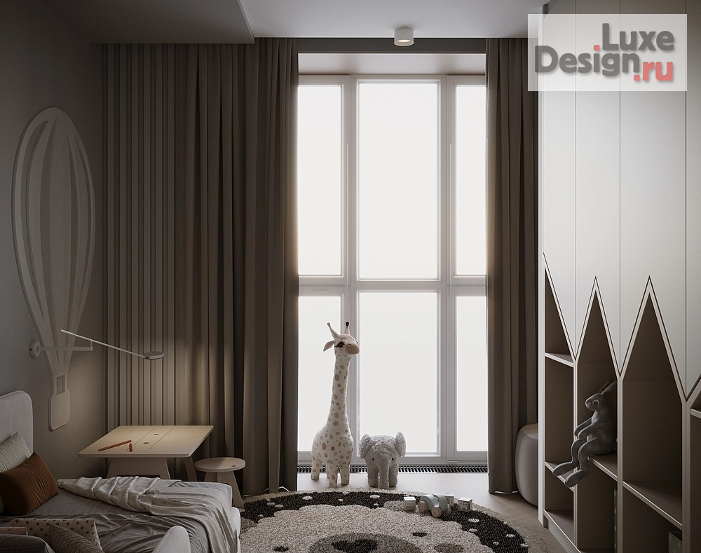 Дизайн интерьера четырехкомнатной квартиры "Квартира в ЖК "Невский" №1" (фото 11)