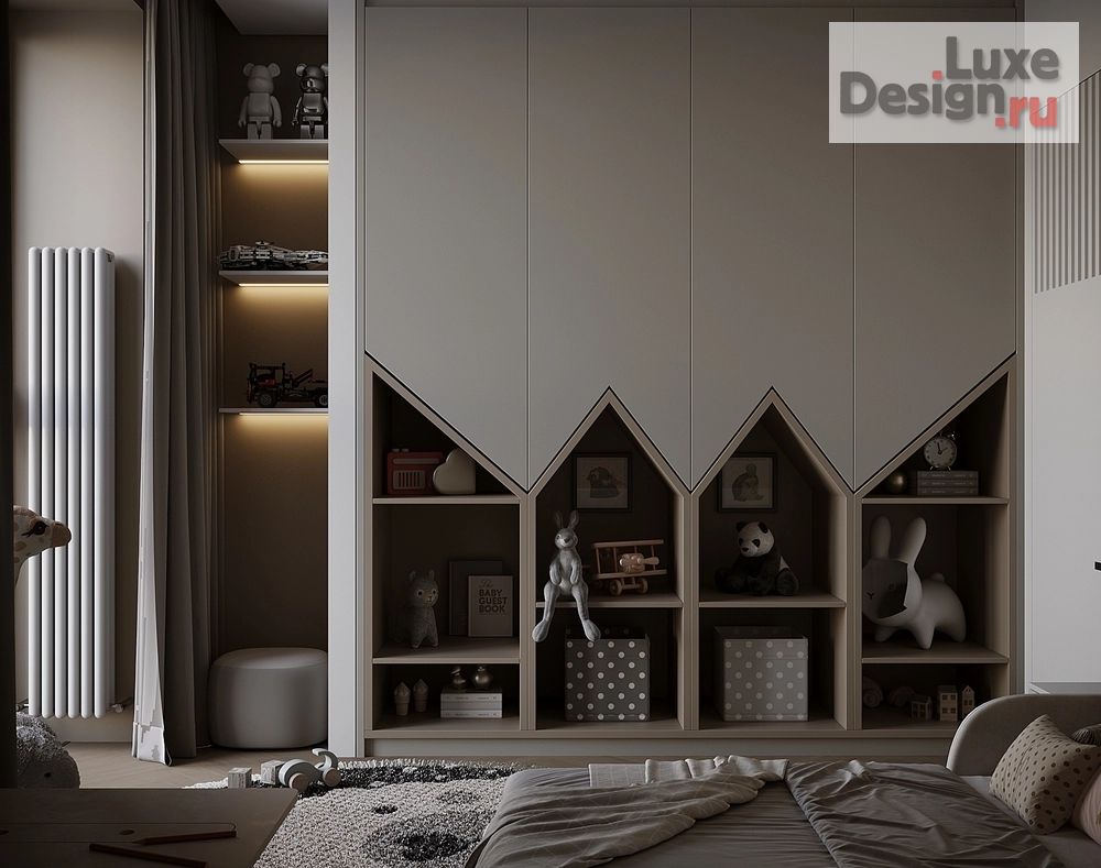 Дизайн интерьера четырехкомнатной квартиры "Квартира в ЖК "Невский" №1" (фото 12)