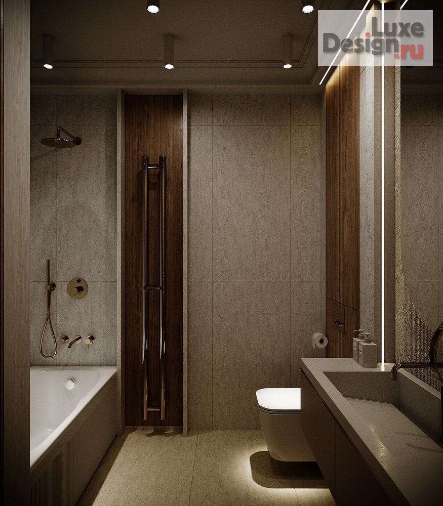 Дизайн интерьера трехкомнатной квартиры "Квартира в ЖК "Riversky"" (фото 22)