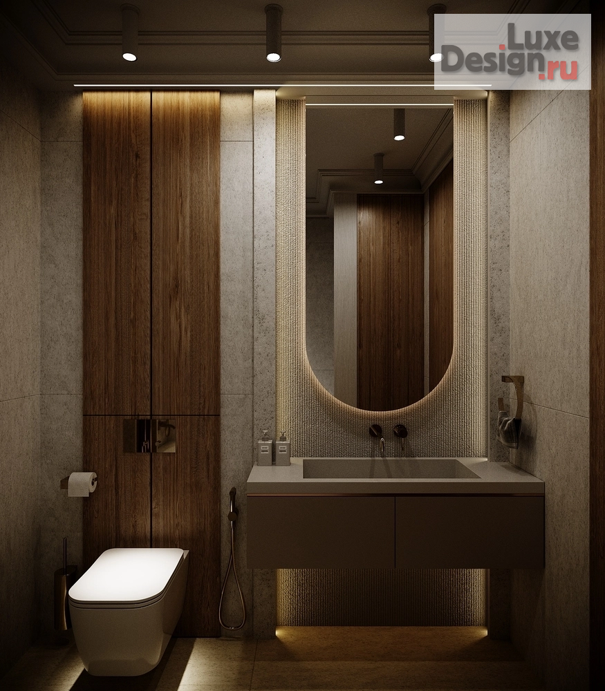 Дизайн интерьера трехкомнатной квартиры "Квартира в ЖК "Riversky"" (фото 23)