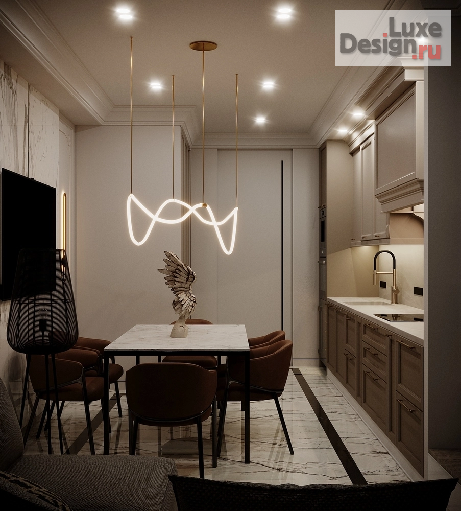 Дизайн интерьера трехкомнатной квартиры "Квартира в ЖК "Riversky"" (фото 34)