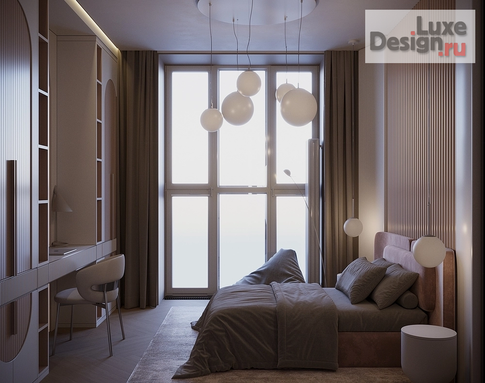 Дизайн интерьера четырехкомнатной квартиры "Квартира в ЖК "Невский" №1" (фото 15)