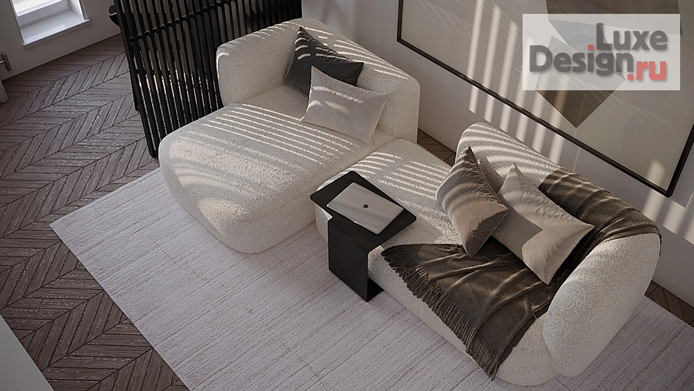 Дизайн интерьера двухкомнатной квартиры "Квартира на ул. Кантемировская" (фото 1)