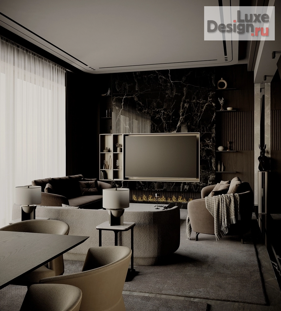 Дизайн интерьера коттеджа "Коттедж в КП "Новогорск Клаб"" (фото 10)