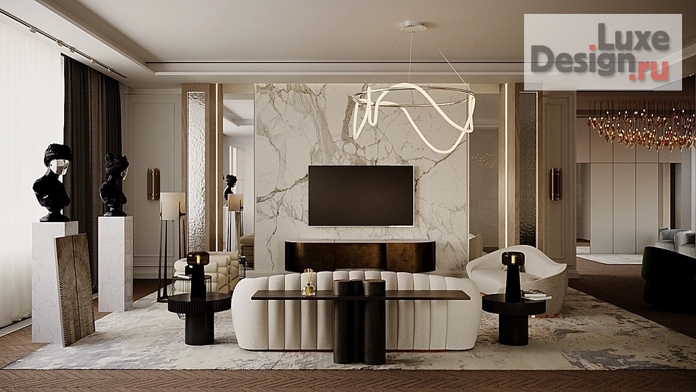 Дизайн интерьера загородного дома "Вилла в п. Шато Соверен" (фото 1)