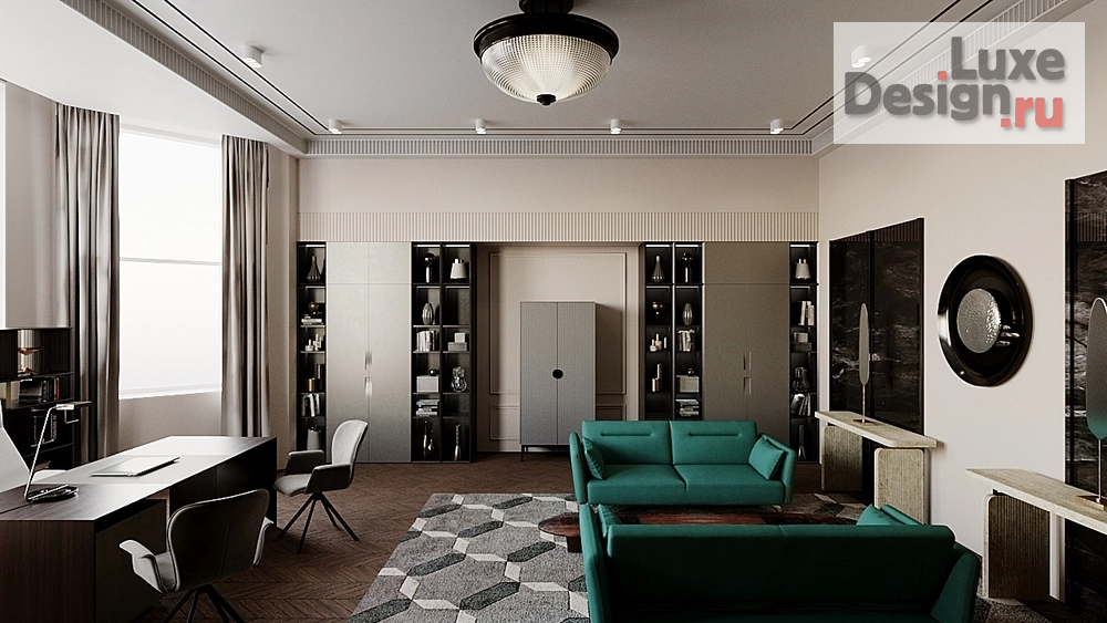 Дизайн интерьера загородного дома "Вилла в п. Шато Соверен" (фото 8)