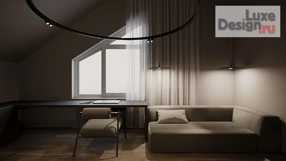 Дизайн интерьера коттеджа "Коттедж и баня в г. Химки" (фото 10)