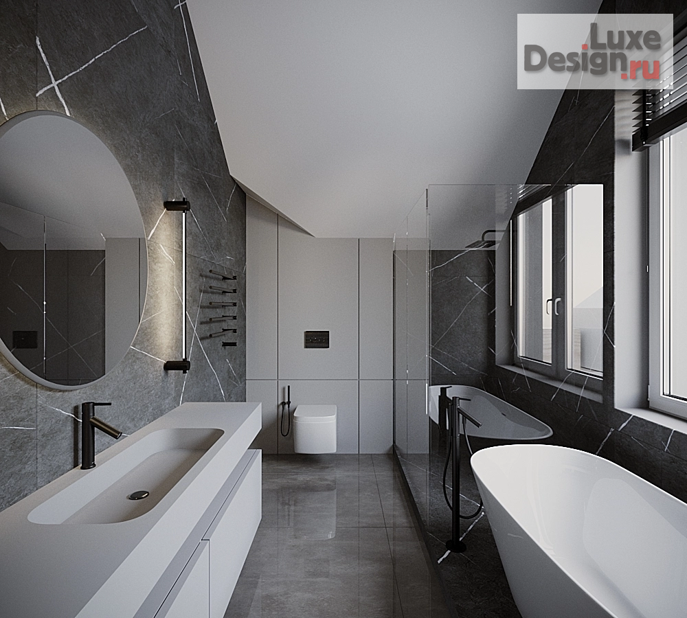 Дизайн интерьера коттеджа "Коттедж и баня в г. Химки" (фото 11)