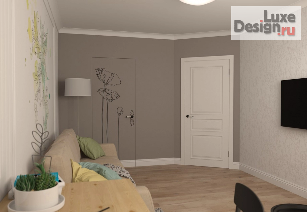 Дизайн интерьера квартиры "Проект комнаты в квартире" (фото 2)
