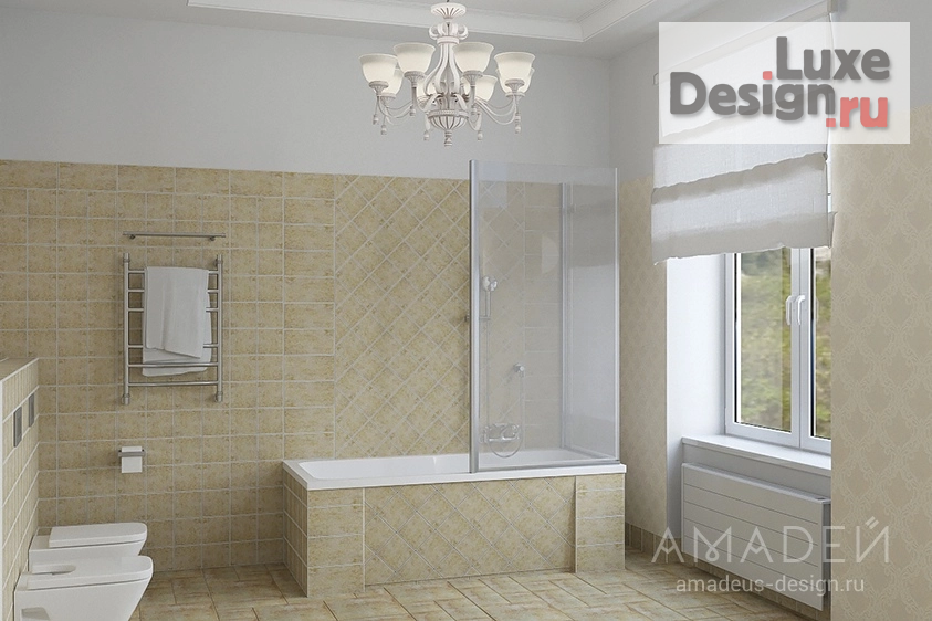 Дизайн интерьера загородного дома ""ВОЗДУШНЫЙ" ИНТЕРЬЕР В КЛАССИЧЕСКОМ СТИЛЕ" (фото 7)