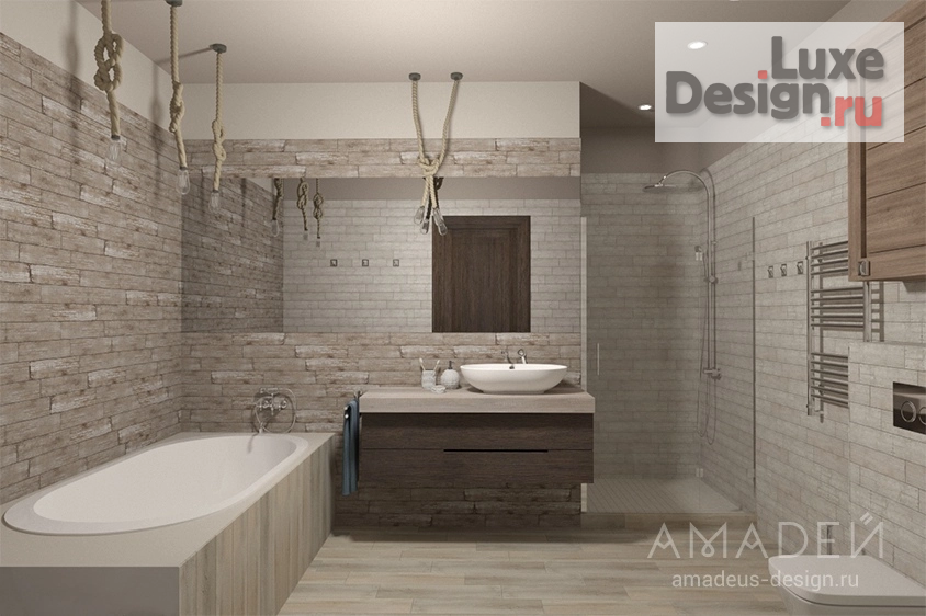 Дизайн интерьера коттеджа "ДОМ С ЭЛЕМЕНТАМИ СТИЛЯ ЛОФТ" (фото 7)