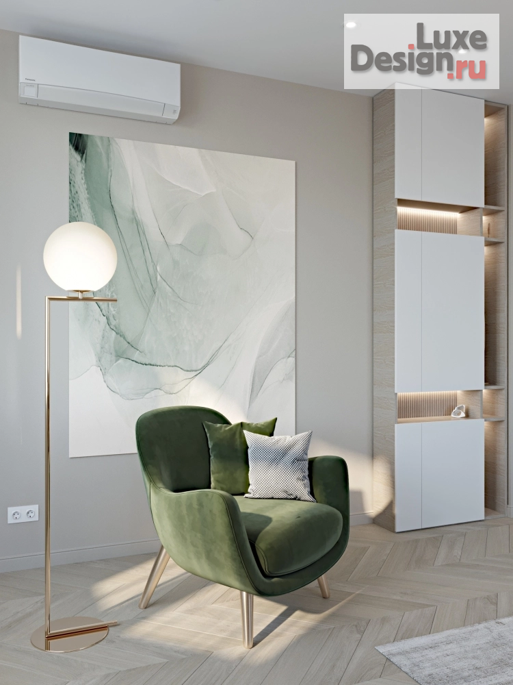 Дизайн интерьера четырехкомнатной квартиры "Квартира в ЖК "Алые паруса"" (фото 1)