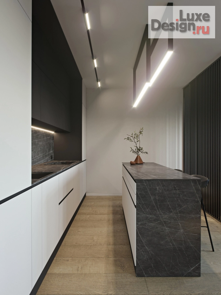 Дизайн интерьера квартиры студии "Квартира-студия для молодой семьи" (фото 1)