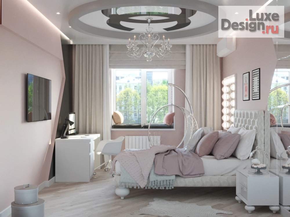 Дизайн интерьера детской "Дизайн-проект детской г. Москва" (фото 1)