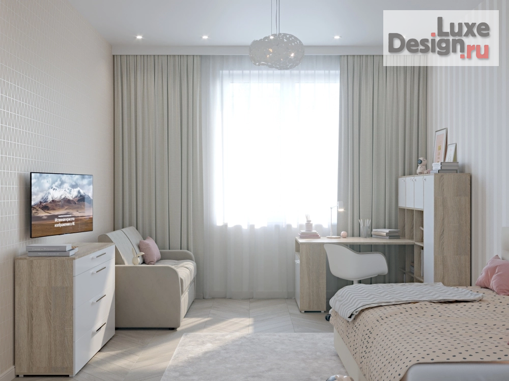 Дизайн интерьера четырехкомнатной квартиры "ЖК "Алые Паруса" Москва" (фото 1)