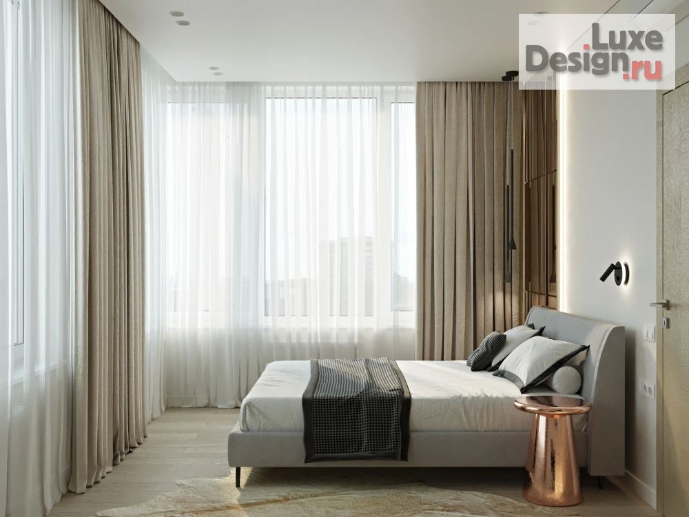 Дизайн интерьера трехкомнатной квартиры "Квартира в клубном доме "Vitality" (фото 1)