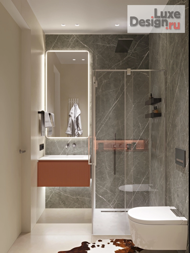 Дизайн интерьера трехкомнатной квартиры "Квартира в ЖК Прайд парк" (фото 1)