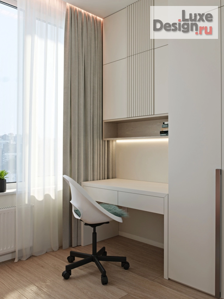 Дизайн интерьера трехкомнатной квартиры "Квартира в клубном доме "Vitality" (фото 1)