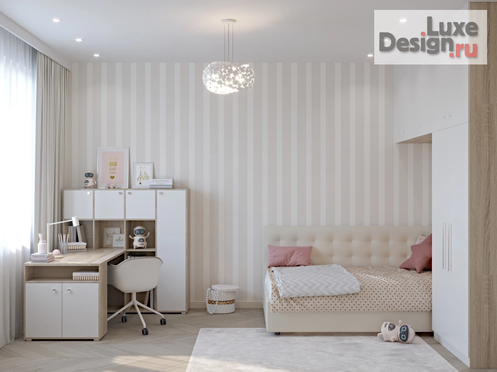 Дизайн интерьера четырехкомнатной квартиры "ЖК "Алые Паруса" Москва" (фото 1)