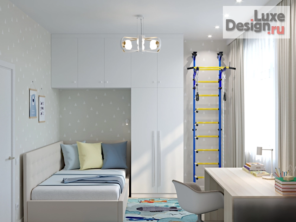 Дизайн интерьера четырехкомнатной квартиры "ЖК "Алые Паруса" Москва" (фото 1)