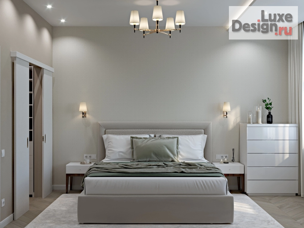 Дизайн интерьера четырехкомнатной квартиры "ЖК Алые паруса Москва" (фото 1)