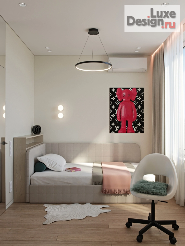 Дизайн интерьера трехкомнатной квартиры "Квартира в клубном доме "Vitality" (фото 1)