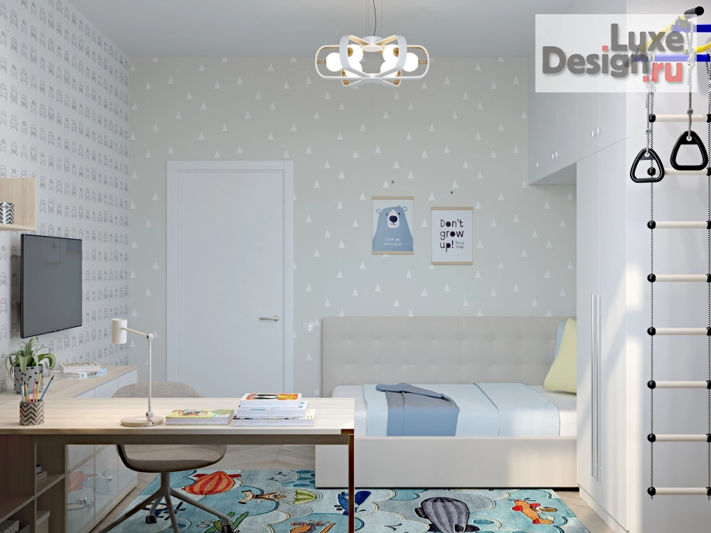 Дизайн интерьера четырехкомнатной квартиры "ЖК "Алые Паруса" Москва" (фото 1)