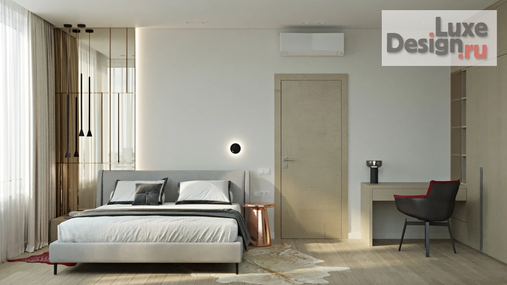 Дизайн интерьера трехкомнатной квартиры "Квартира в клубном доме "Vitality" (фото 1)