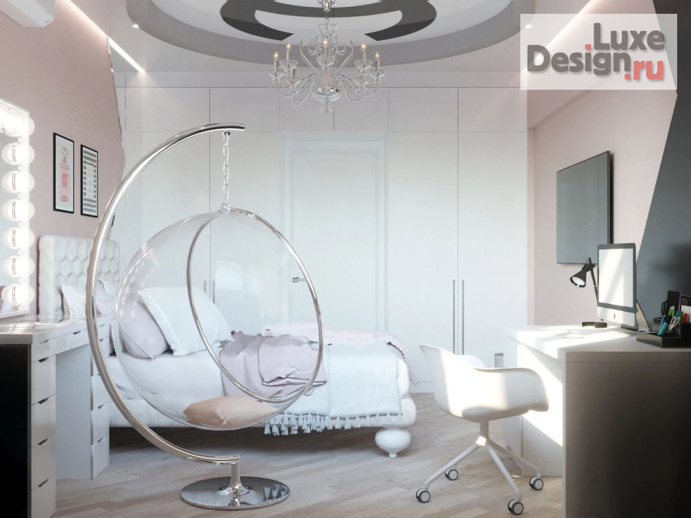 Дизайн интерьера детской "Дизайн-проект детской г. Москва" (фото 4)