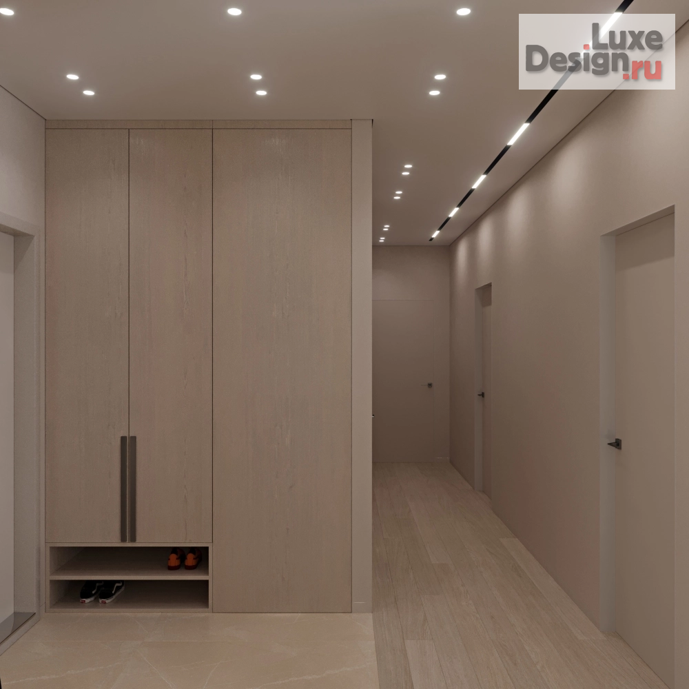 Дизайн интерьера трехкомнатной квартиры "Квартира в клубном доме "Vitality" (фото 1)