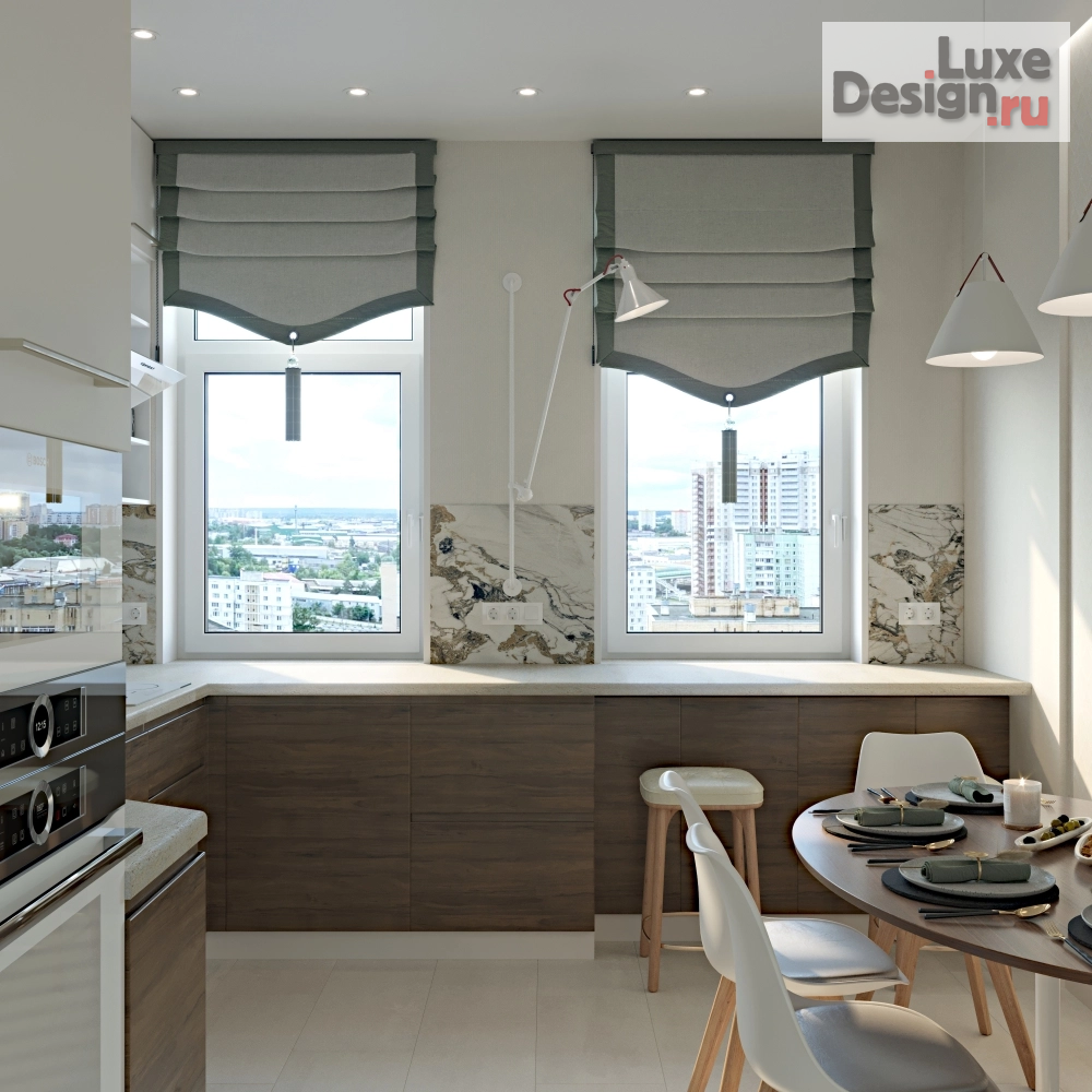 Дизайн интерьера четырехкомнатной квартиры "ЖК "Алые Паруса" Москва" (фото 1)