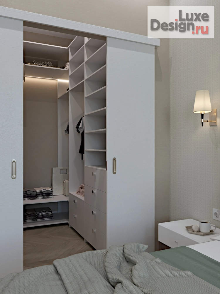 Дизайн интерьера четырехкомнатной квартиры "ЖК Алые паруса Москва" (фото 1)