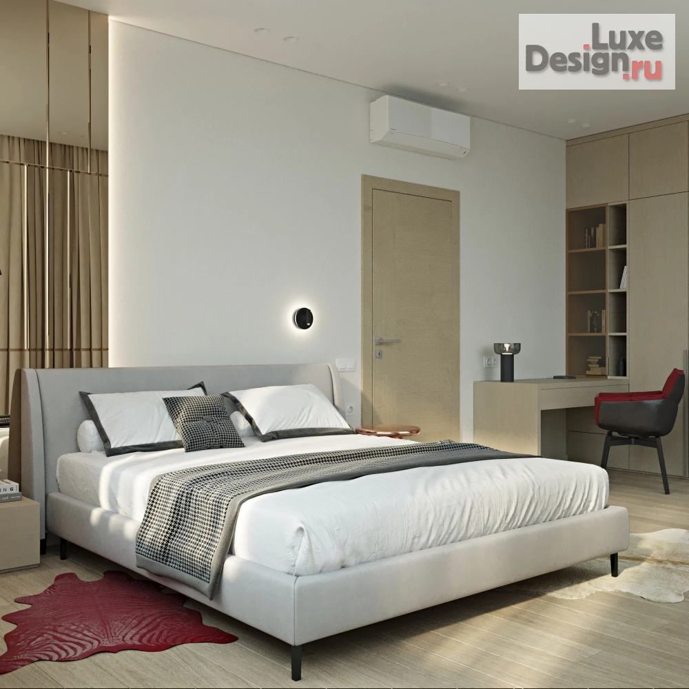 Дизайн интерьера трехкомнатной квартиры "Квартира в клубном доме "Vitality" (фото 1)