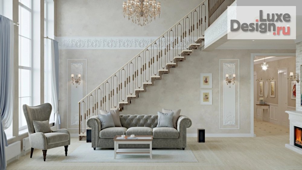 Дизайн интерьера загородного дома "Сказка в лесу" (фото 1)